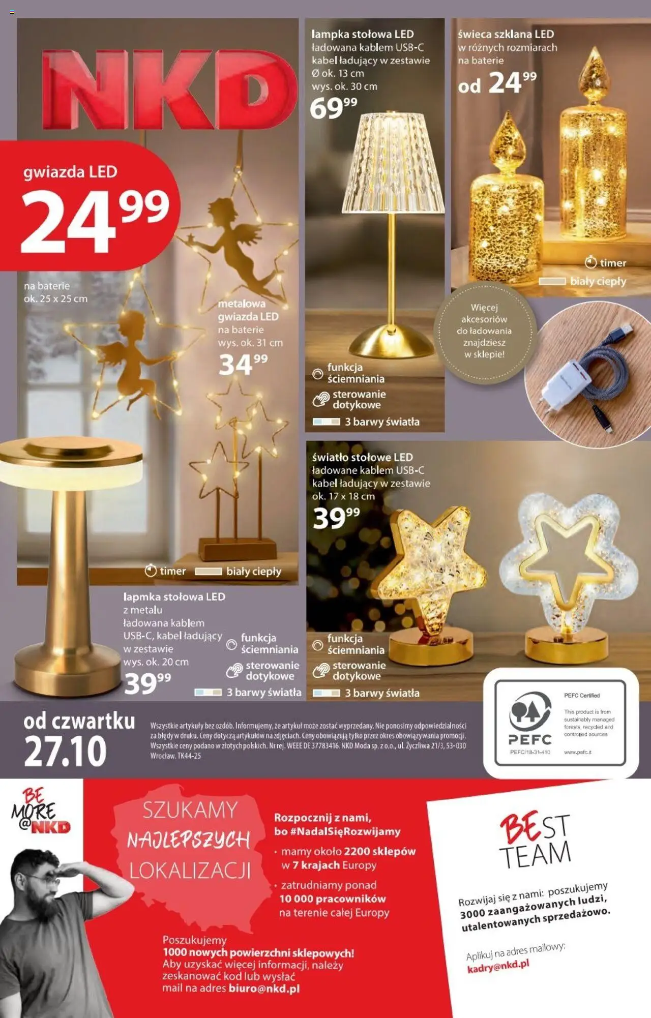 NKD Gazetka od 27.10.2025 | Strona: 24 | Produkty: Kabel, Baterie