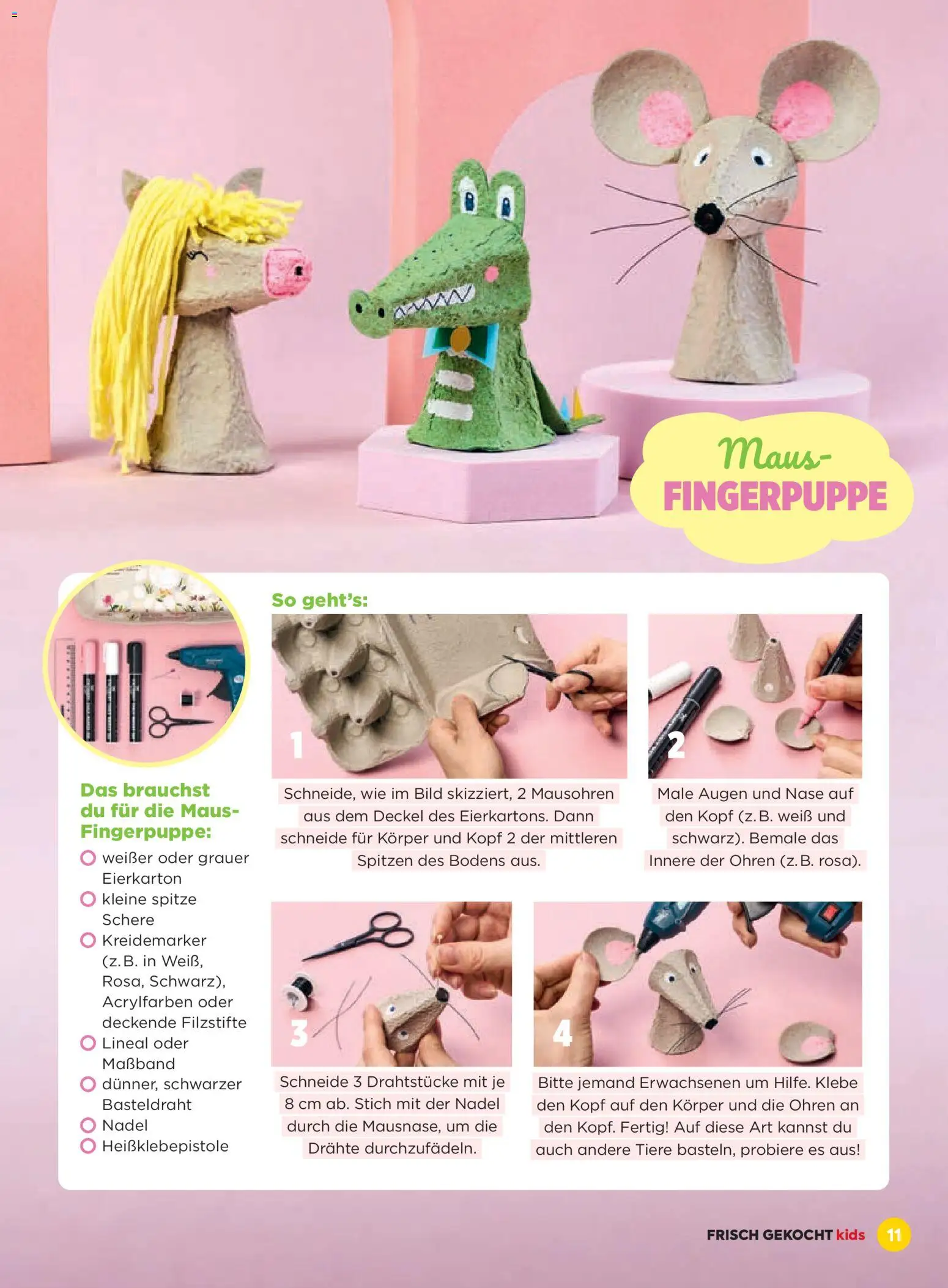 Billa Frisch Gekocht Kids gültig ab 01.03.2026 | Seite: 11 | Produkte: Maus