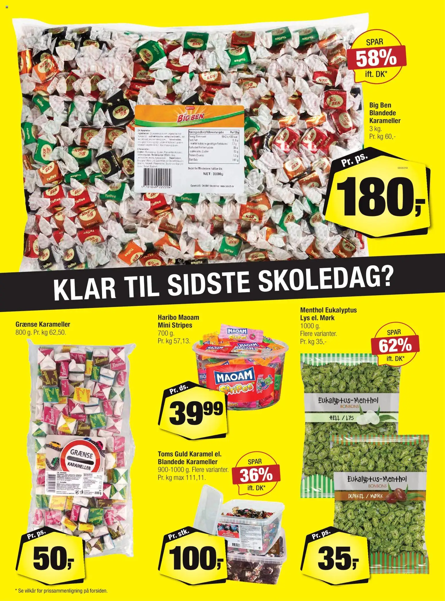 Calle tilbudsavis – gyldig fra 08.04.2026 | Side: 3 | Produkter: Salt, Karameller