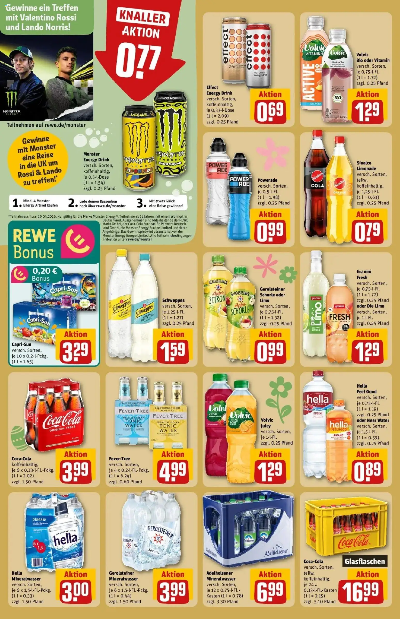 Rewe Prospekt Hamburg	 – gültig ab 30.03.2026 | Seite: 22 | Produkte: Adelholzener, Äpfel, Hella, Granini