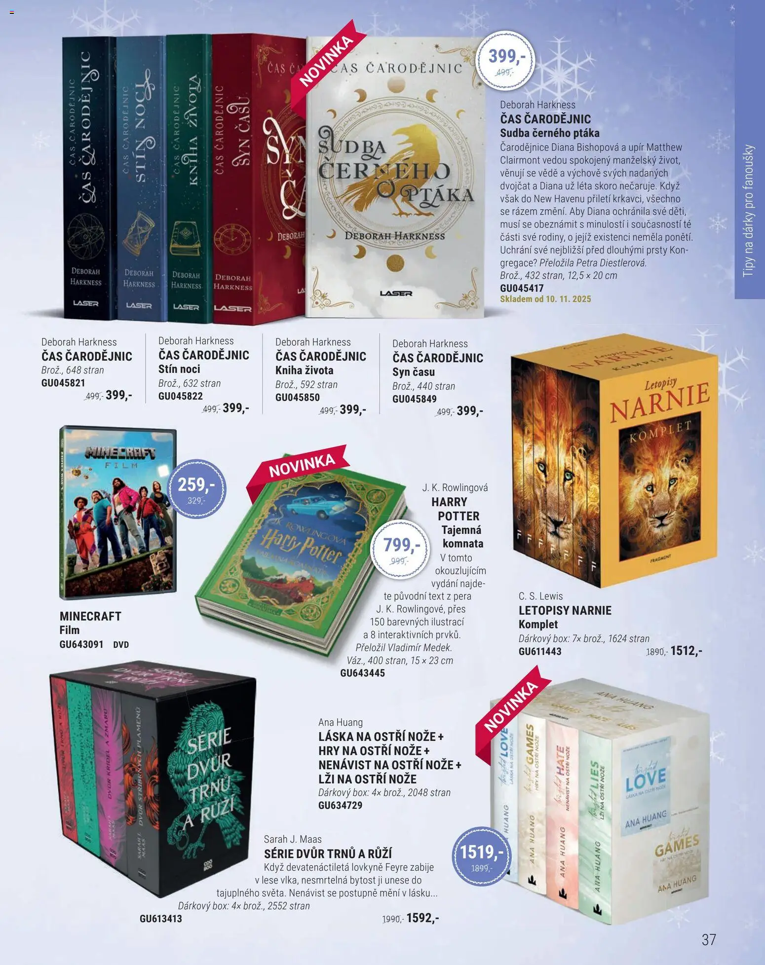 Luxor leták od 01.11.2025 | Strana: 37 | Produkty: Box, Nože, Harry Potter, DVD