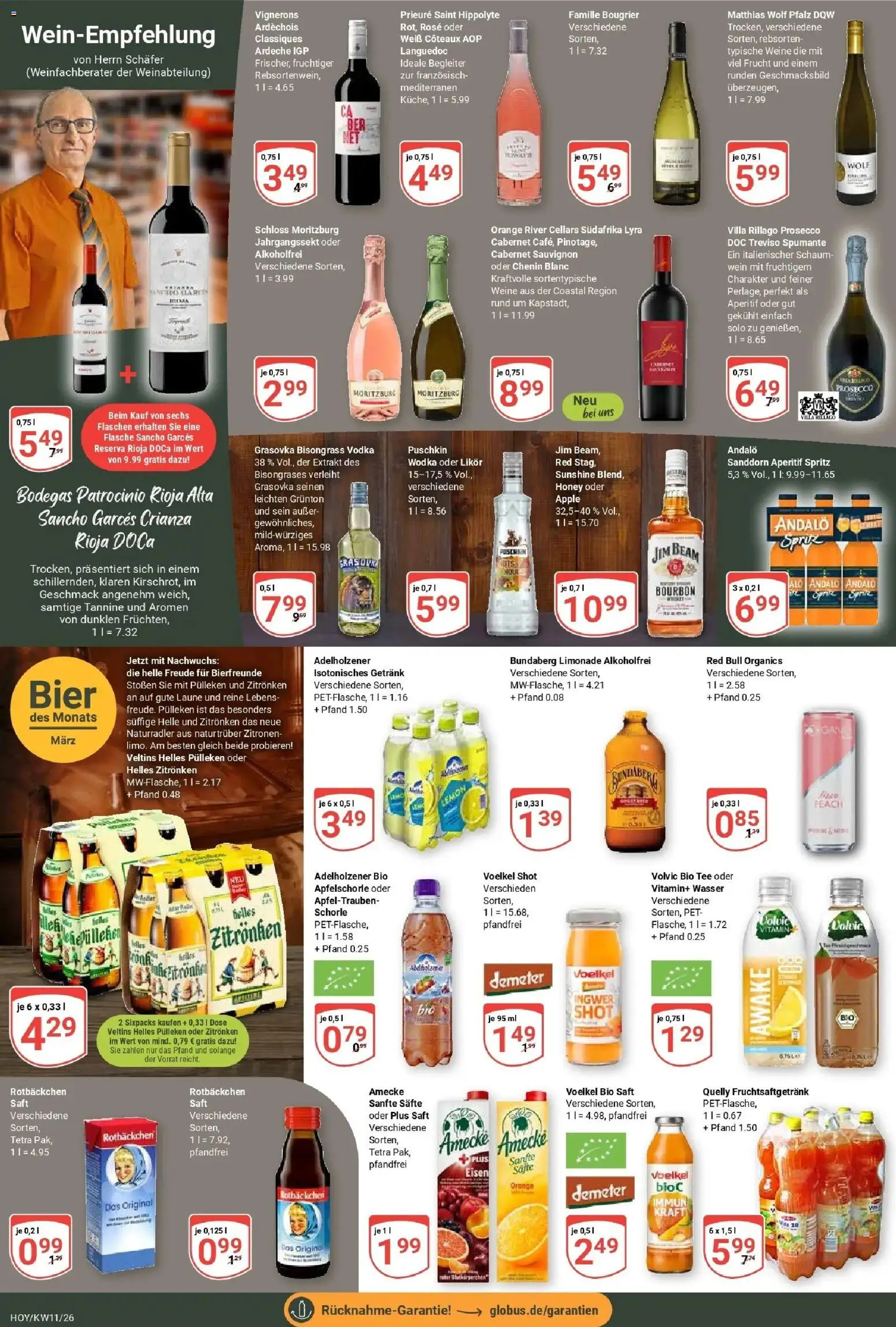 Globus prospekt Hoyerswerda	 – gültig ab 09.03.2026 | Seite: 15 | Produkte: Helles pulleken, Red bull, Bier, Tee