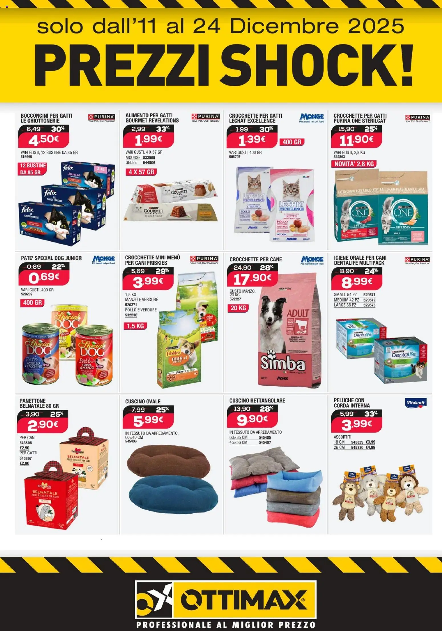 Volantino Ottimax del 11.12.2025 | Pagina: 8 | Prodotti: Paté, Pollo, Manzo, Agnello