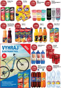 Nitrazdroj leták platný od 01.04.2026 | Strana: 18 | Produkty: Elektrobicykel, Mirinda, Energetický nápoj