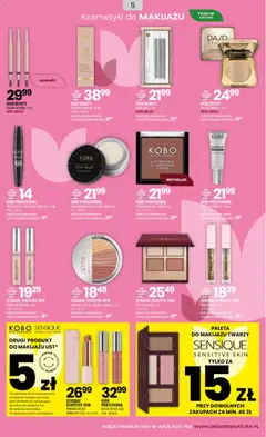 Pogląd oferty "Drogerie Natura gazetka" - ważna od 31.03.2026 | Strona: 5 | Produkty: Kosmetyki, Korektor, Puder, Rozświetlacz