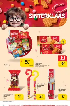 Carrefour market folder week 44 - Voorbeeld van een folder van Carrefour market, geldig van 29.10.2025 | Pagina: 18 | Producten: Tablet, Cake, Snoep, Bord