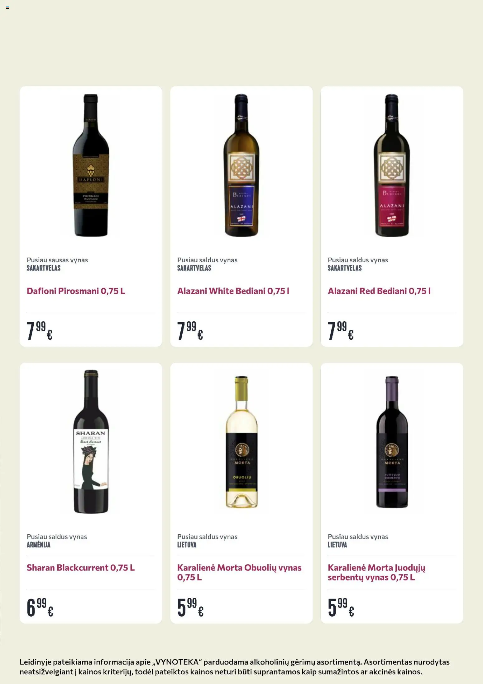VYNOTEKA akcijos nuo 17.11.2025 | Puslapis: 23 | Prekių: Vynas