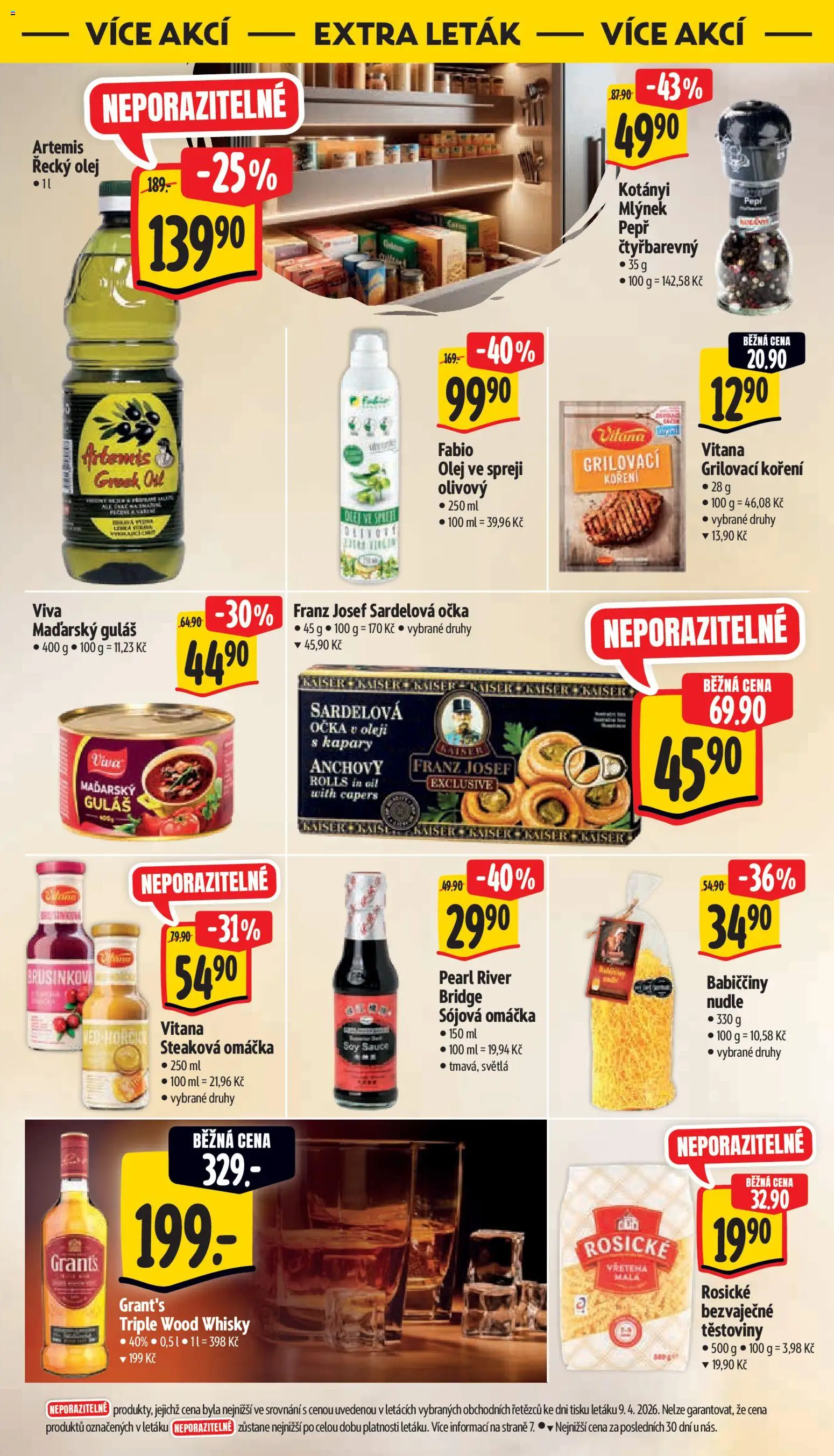 Albert leták - Supermarket od 15.04.2026 | Strana: 41 | Produkty: Olej, Kapary, Sójová omáčka, Nudle