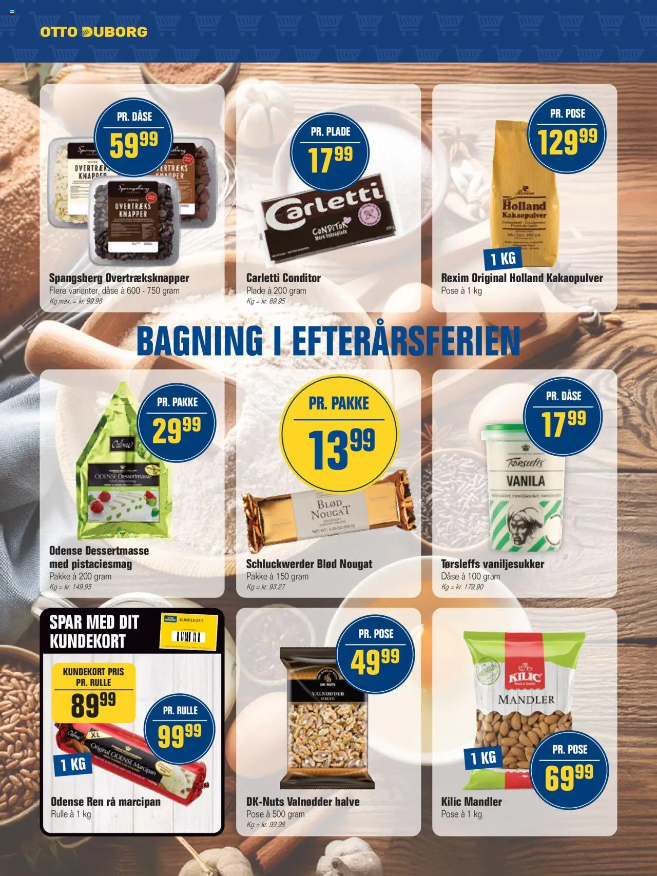 Otto Duborg tilbudsavis – gyldig fra 09.10.2025 | Side: 6 | Produkter: Valnødder, Mandler, Marcipan, Kakaopulver