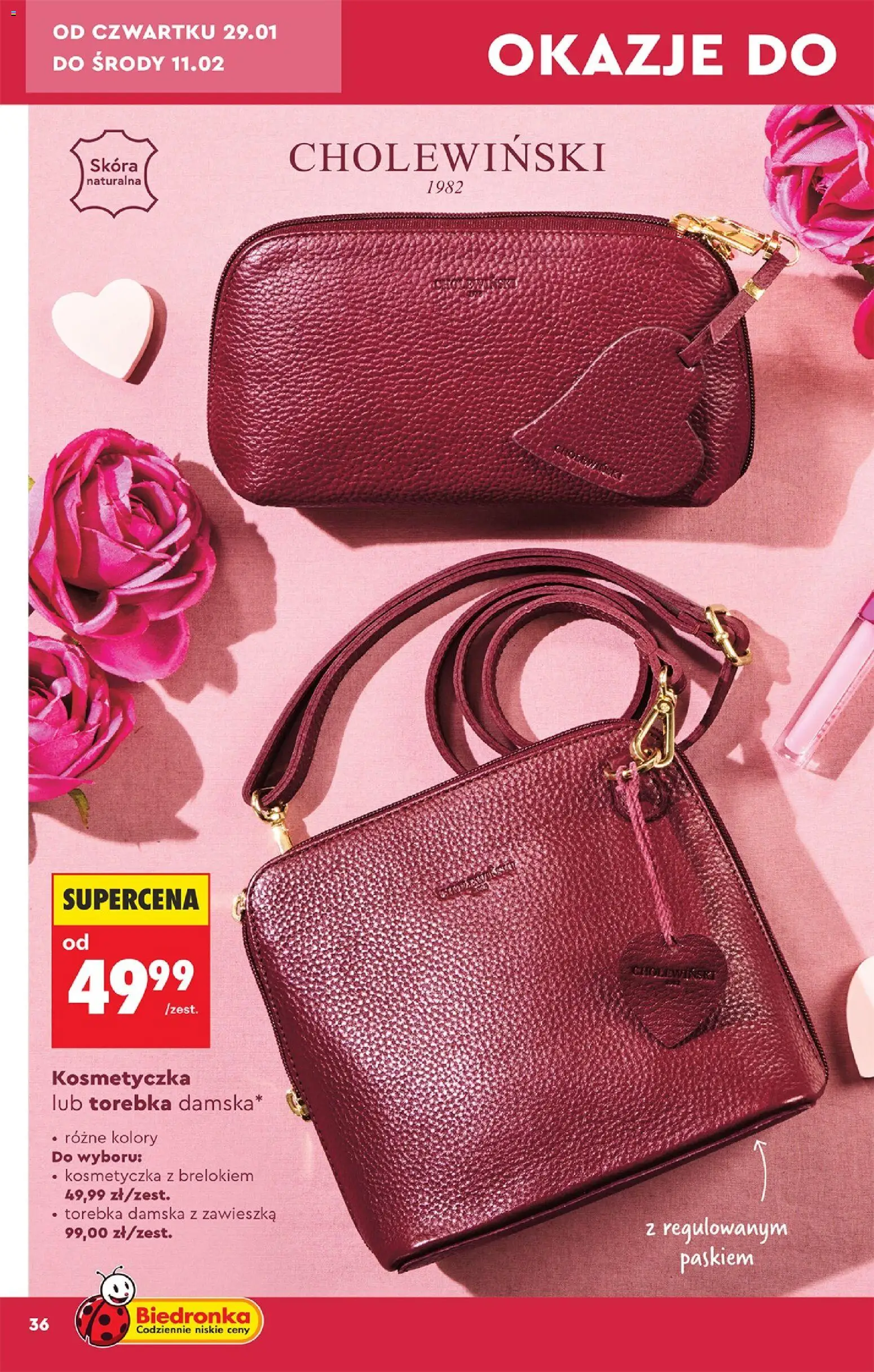 Biedronka gazetka - Hity i inspiracje od 24.01.2026 | Strona: 38 | Produkty: Torebka