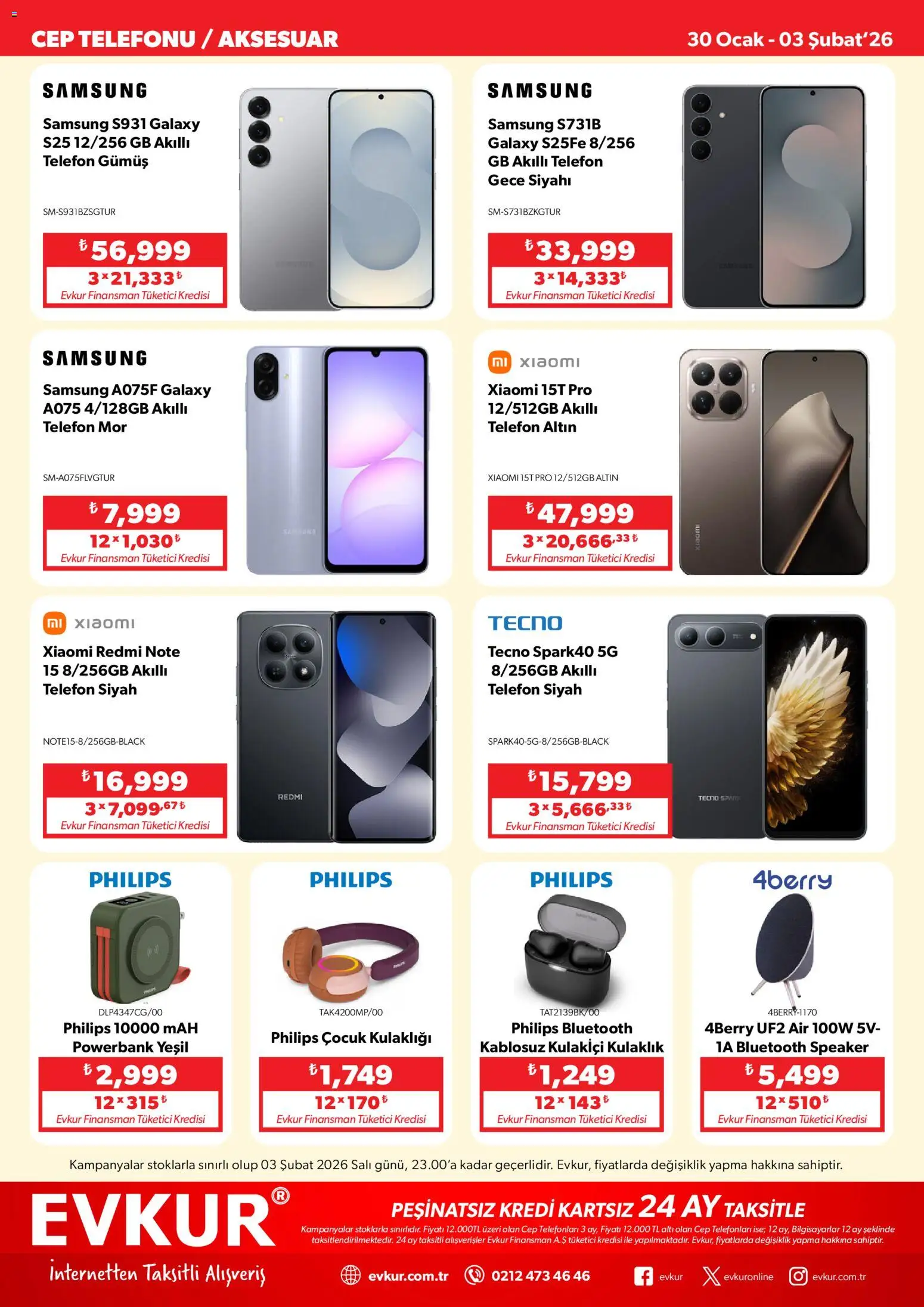 Evkur Muhteşem Fırsatlar - 30.01.2026 tarihinden itibaren geçerlidir | Sayfa: 2 | Ürünler: Telefon, Akıllı telefon, Kulaklık, Ocak
