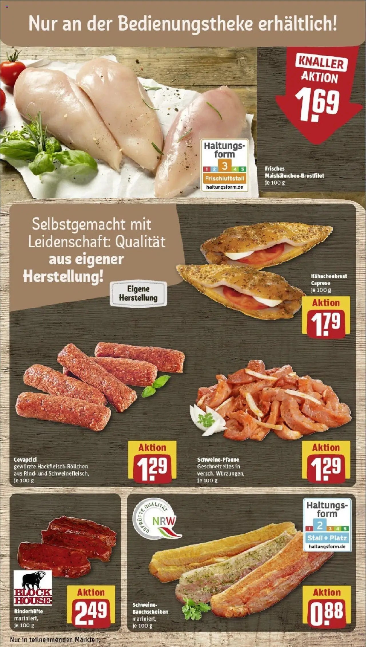 Rewe prospekt Köln / Chorweiler	 - gültig ab dem 08.06.2025 | Seite: 10 | Produkte: Cevapcici, Hahnchenbrust