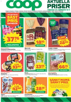 Coop erbjudanden - Förhandsvisning av reklamblad från butik Coop aktuell från 07.04.2026