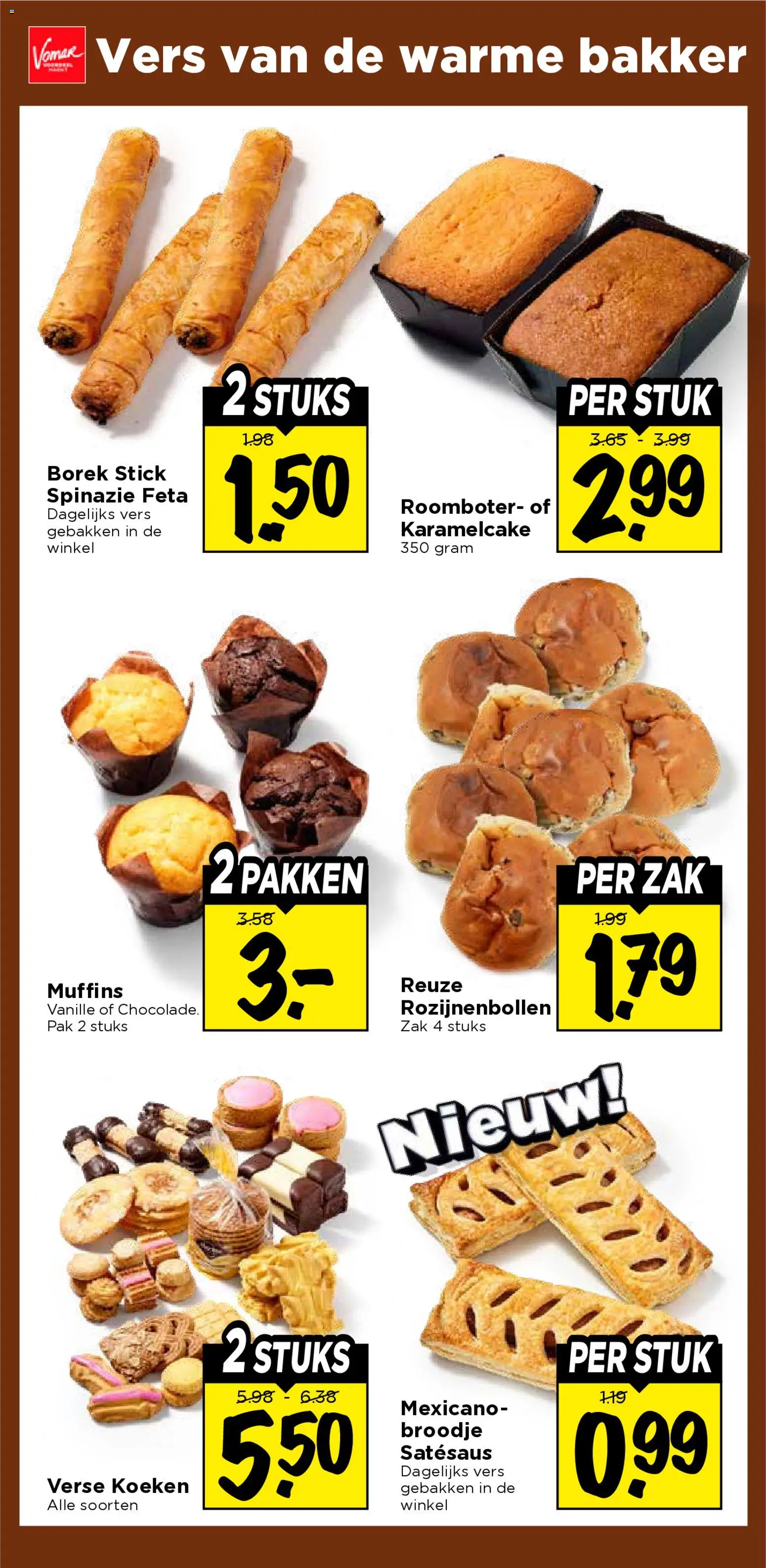 {H1} | Pagina: 25 | Producten: Spinazie, Roomboter, Zak, Broodje