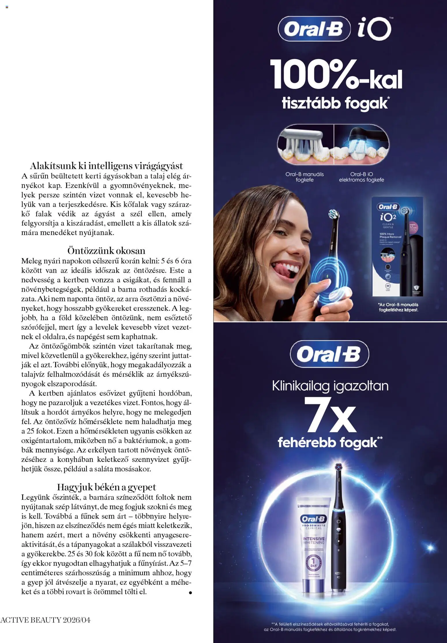 DM Drogerie Markt akciós ujság - amely érvényes a következő dátumtól: 09.04.2026 | Oldal: 63 | Termékek: Elektromos fogkefe, Fogkefe, Óra, Saláta