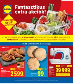 Lidl - Soltvadkert, Pécs, Békéscsaba - amely érvényes a következő dátumtól: 28.08.2025
