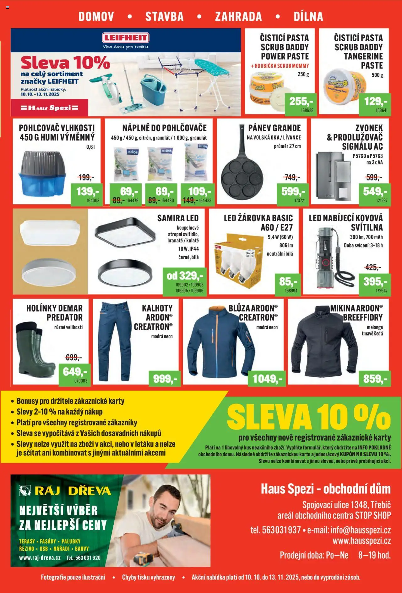 Haus Spezi leták od 10.10.2025 | Strana: 6 | Produkty: Mikina, Kalhoty, Zahrada, Nářadí