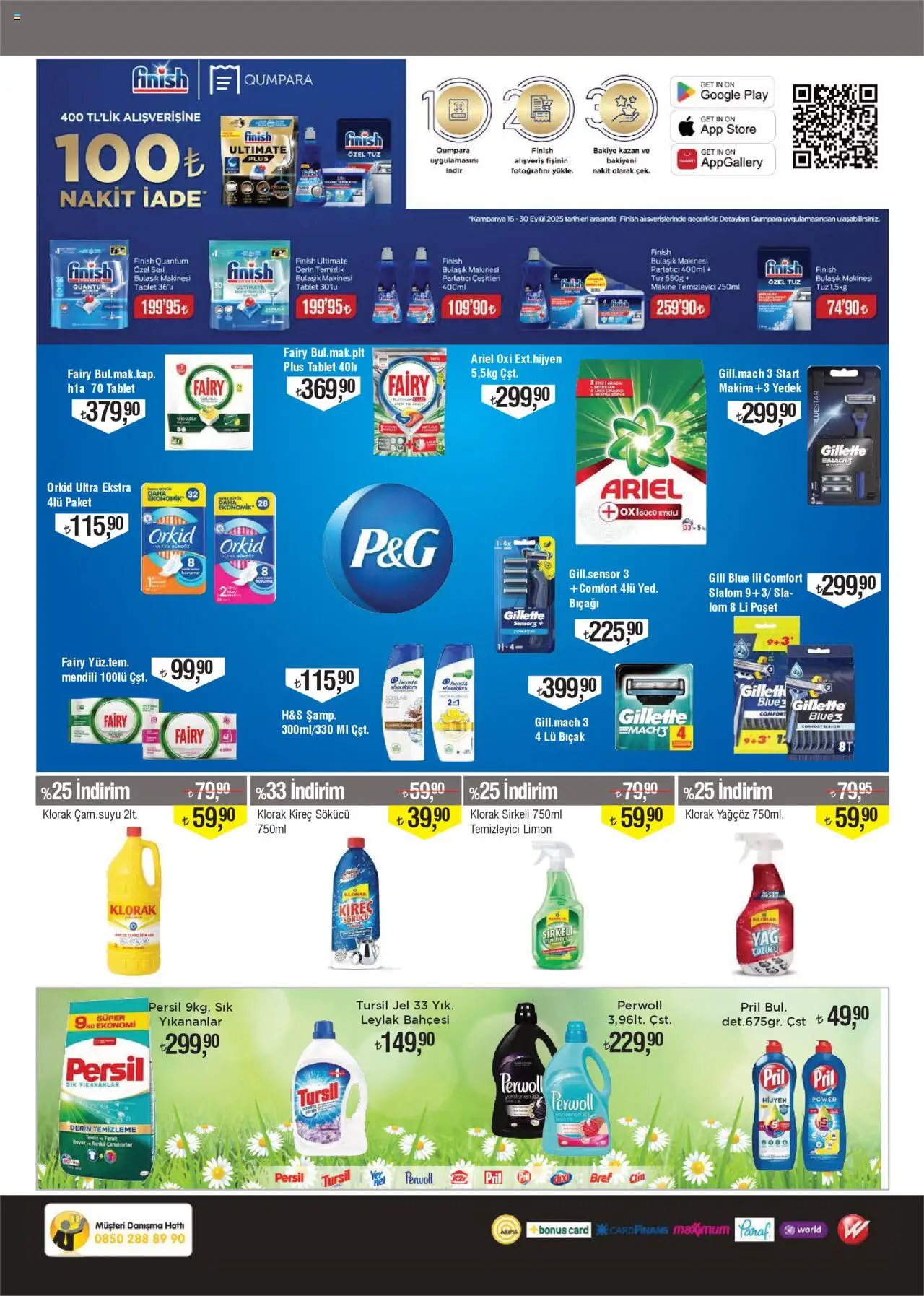 Gürmar Katalog - 16.09.2025 tarihinden itibaren geçerlidir | Sayfa: 16 | Ürünler: Parlatıcı, Tuz, Tablet, Bulaşık makinesi