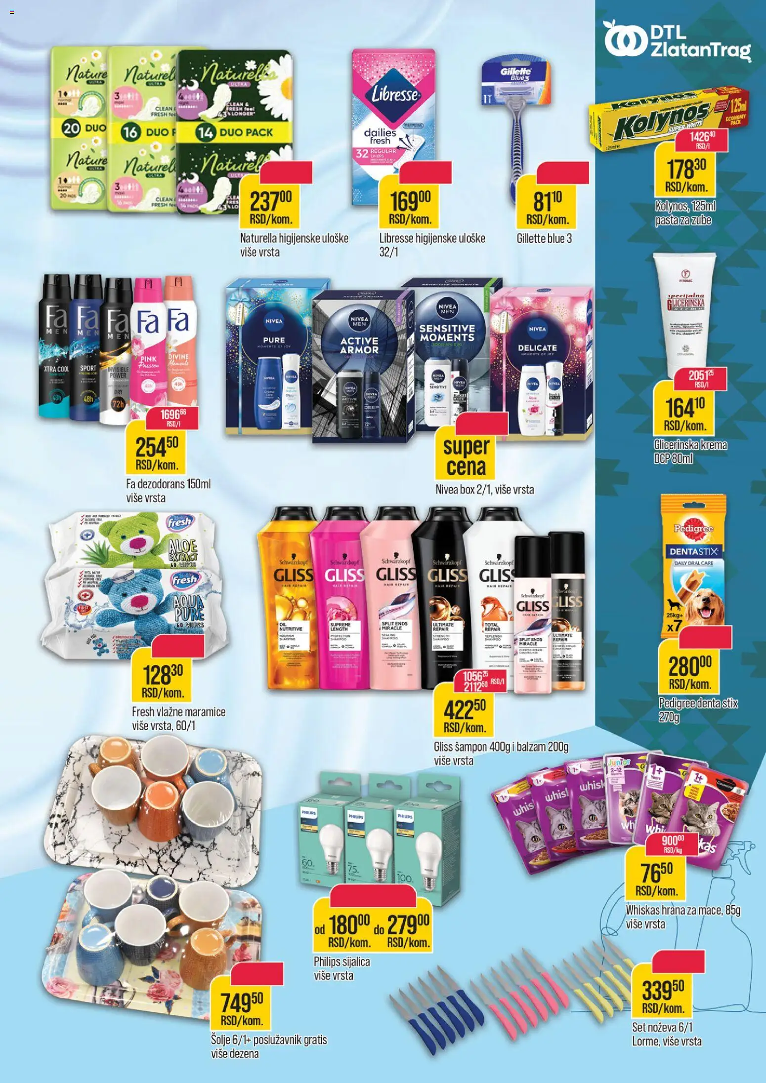 Zlatan Trag katalog - važi od 14.01.2026 | Strana: 11 | Proizvode: Sijalica, Balzam, Dezodorans, Pasta za zube