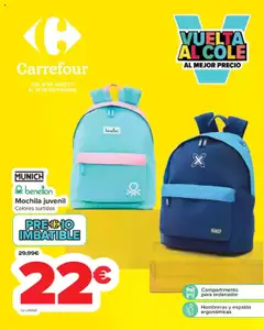 Vista previa Carrefour Vuelta al Cole válido desde el 18.08.2025