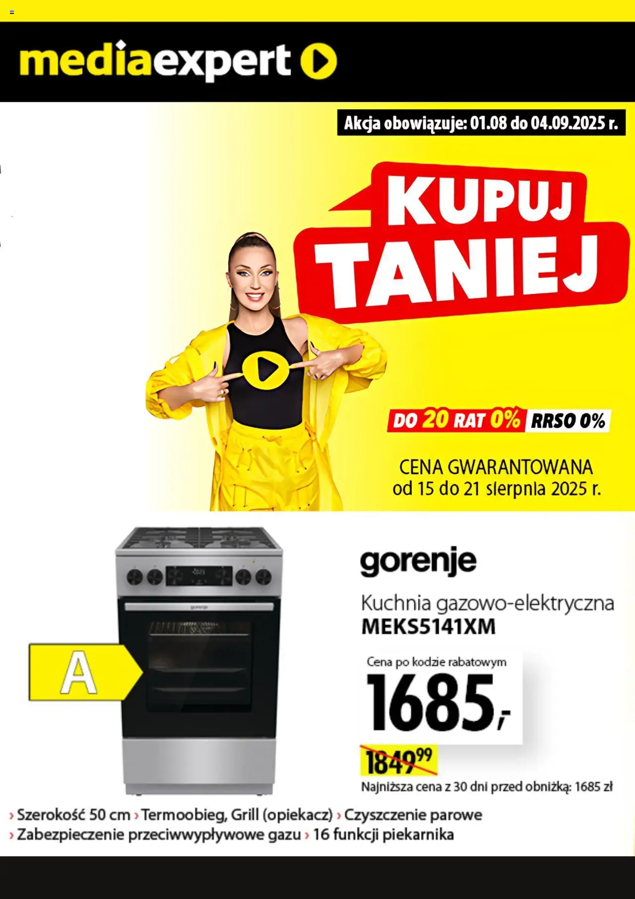 Mediaexpert promocje od 15.08.2025 | Strona: 4 | Produkty: Grill, Opiekacz