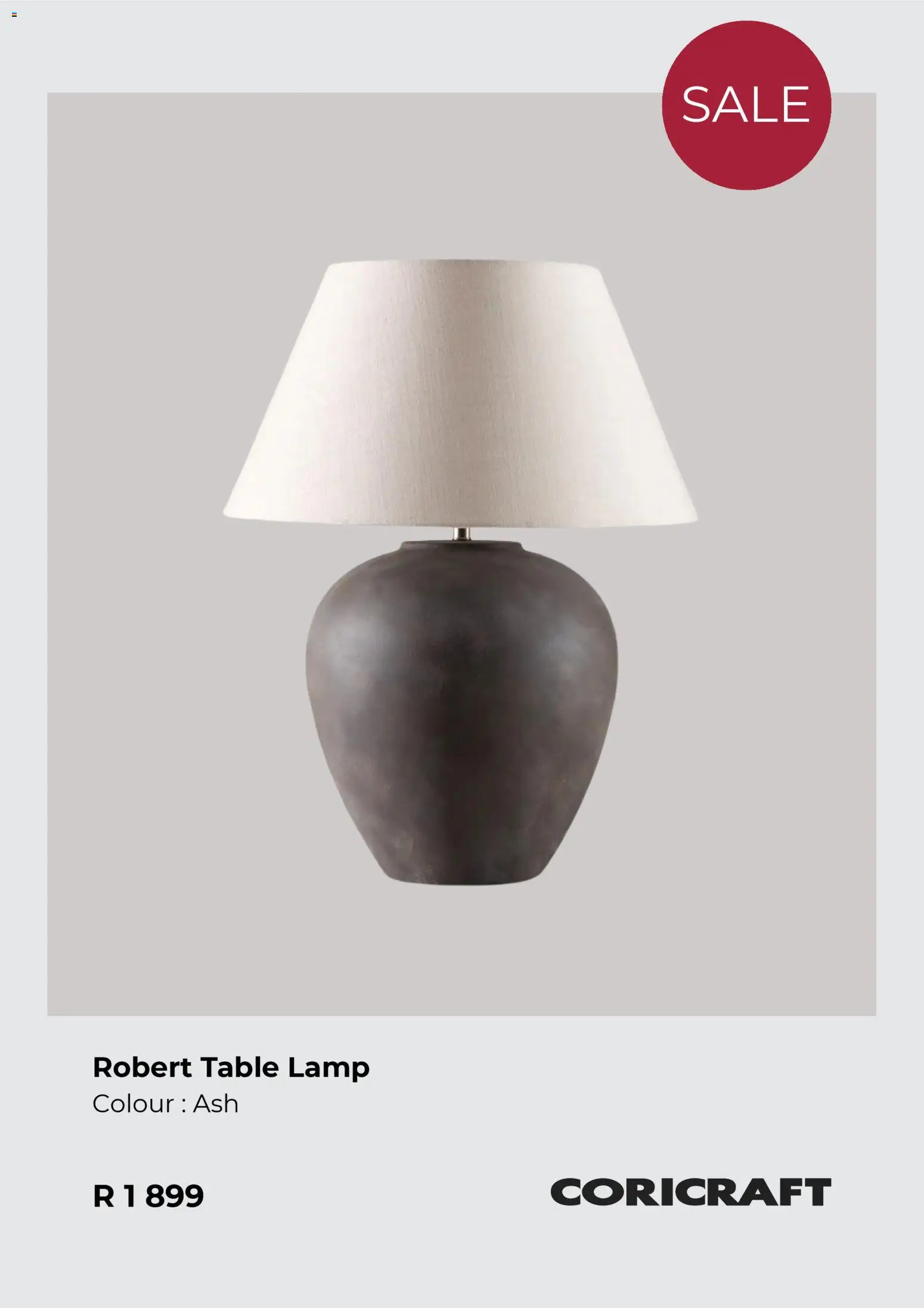 New Coricraft catalogue – valid from 01.01.2026 | Page: 6 | Products: Table, Lamp