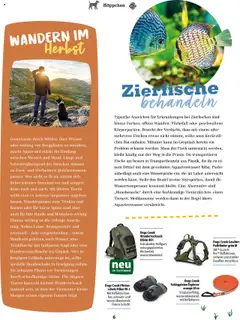 Fressnapf Magazin – gültig ab 01.09.2025 | Seite: 6 | Produkte: Wanderrucksack, Fisch, Der fisch