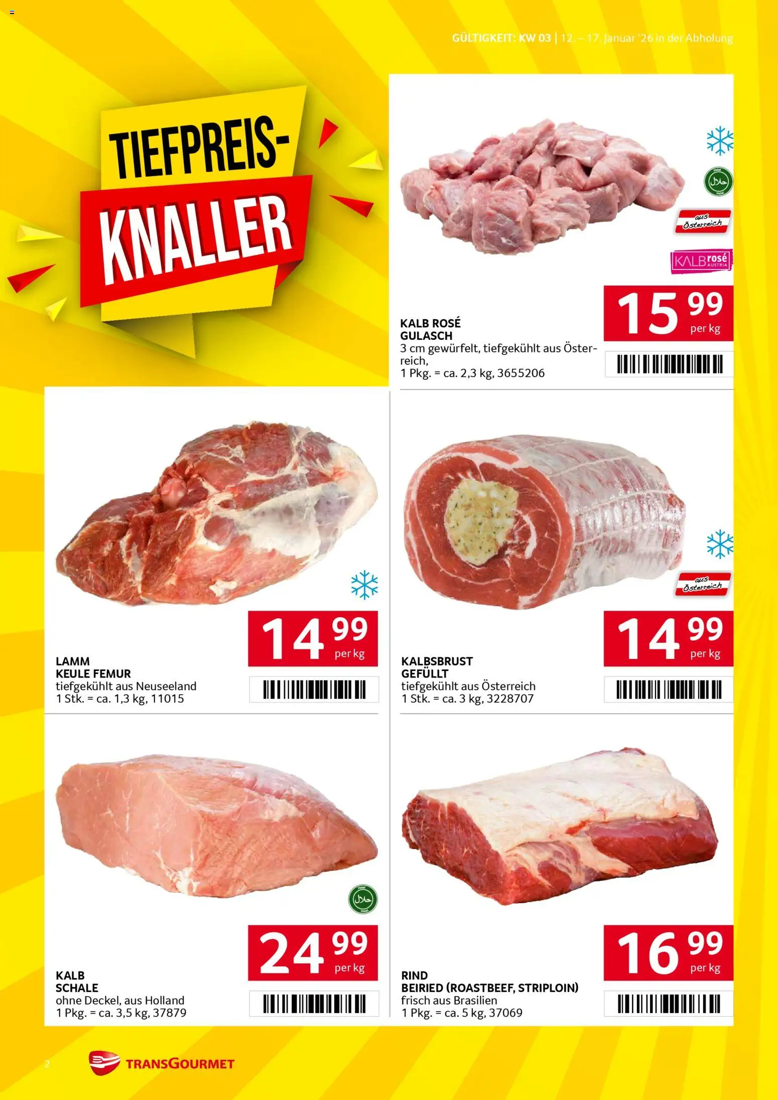 Transgourmet Flugblatt gültig ab 12.01.2026 | Seite: 2