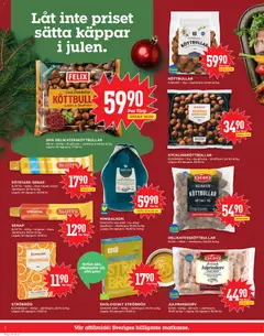 Willys - erbjudanden - Förhandsvisning av reklamblad från butik Willys aktuell från 15.12.2025 | Sida: 2 | Produkter: Senap, Köttbullar, Kalkon