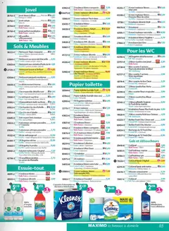 Maximo - Prévisualisation de Maximo catalogue epicerie valide à partir de 02.03.2026 | Page: 85 | Produits: Domestos, Balai, Toilettes, Tapis