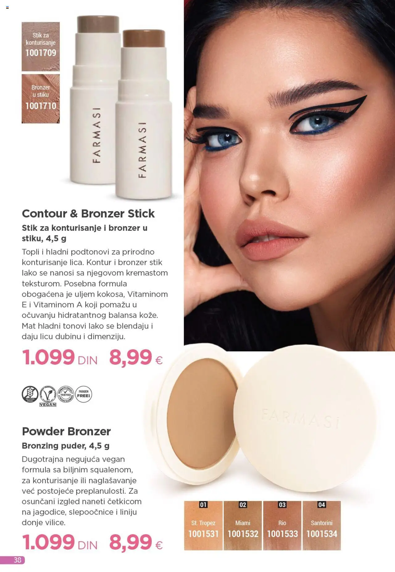 Farmasi katalog - važi od 01.08.2025 | Strana: 38 | Proizvode: Bronzer