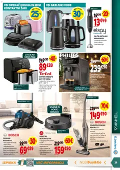 E.leclerc katalog akcije – veljaven od 04.02.2026 | Stran: 39 | Izdelki: Mesalnik, Navigacija, Krtaca, Sesalnik