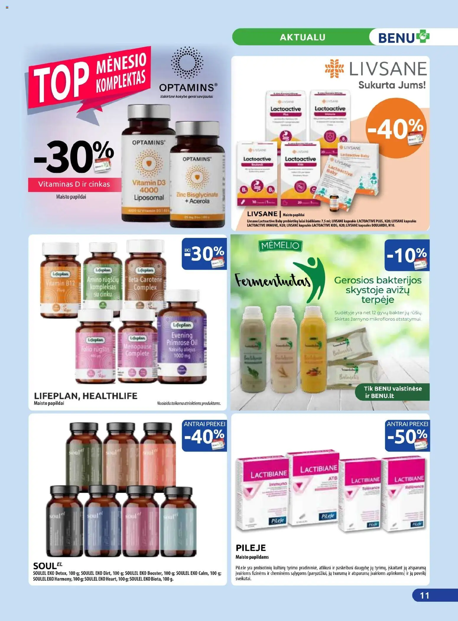 BENU akcijos nuo 01.11.2025 | Puslapis: 11 | Prekių: Aliejus