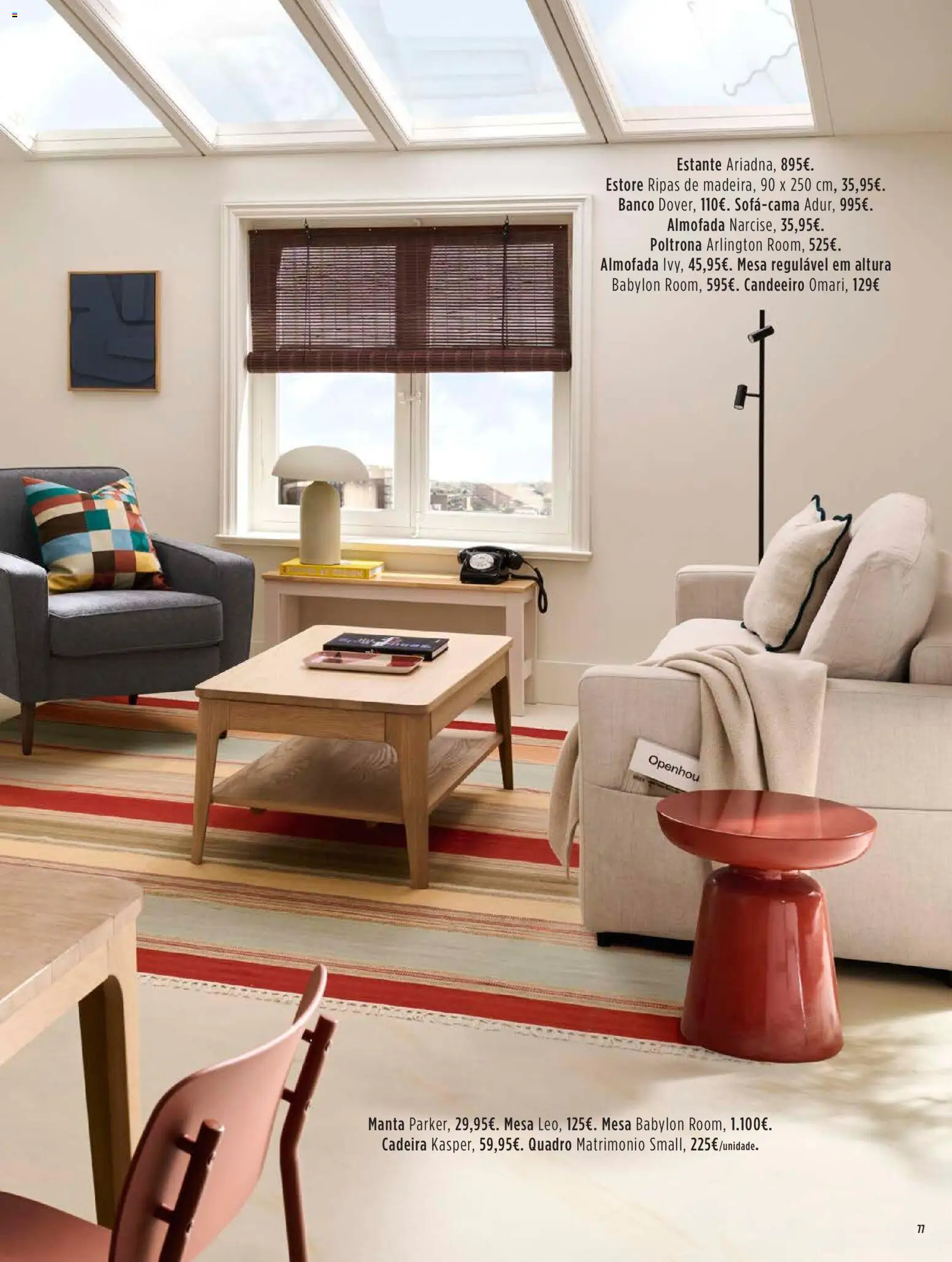 El Corte Ingles Decora │ válido de 23.10.2025 | Página: 77 | Produtos: Poltrona, Quadro, Banco, Cadeira