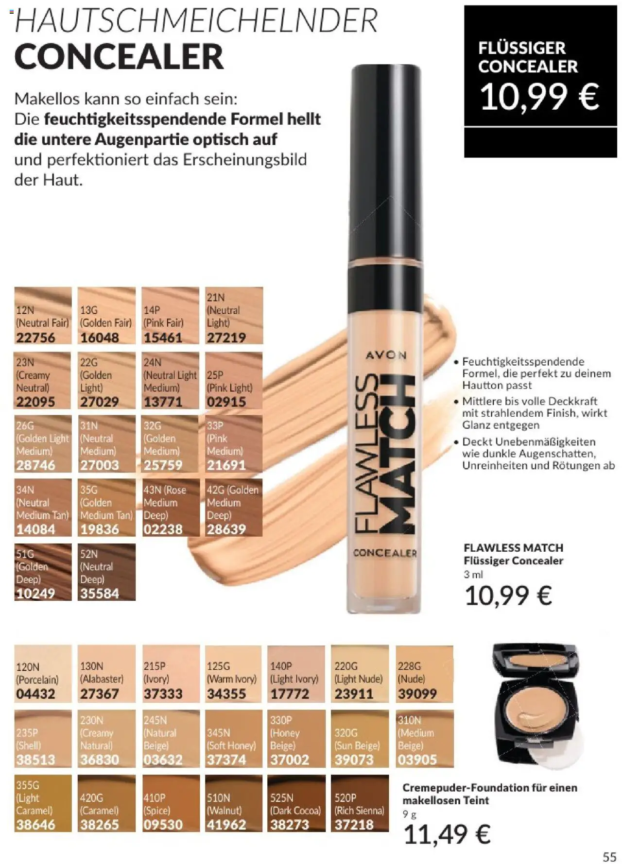 AVON Katalog August 2025 - gültig ab dem 01.08.2025 | Seite: 57 | Produkte: Concealer