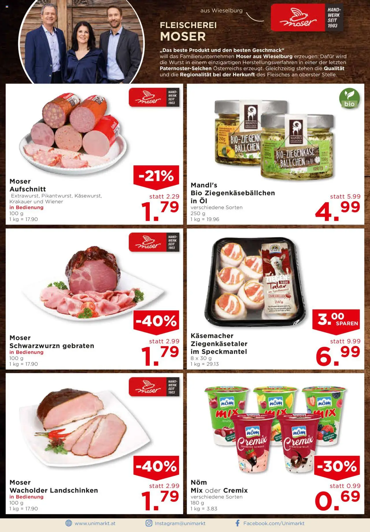 Unimarkt Flugblatt gültig ab 20.08.2025 | Seite: 8 | Produkte: Wurst, Öl