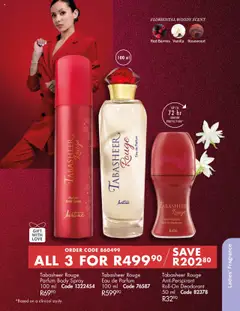 New Justine catalogue – valid from 01.09.2025 | Page: 35 | Products: Body spray, Fragrance, Deodorant, Antiperspirant