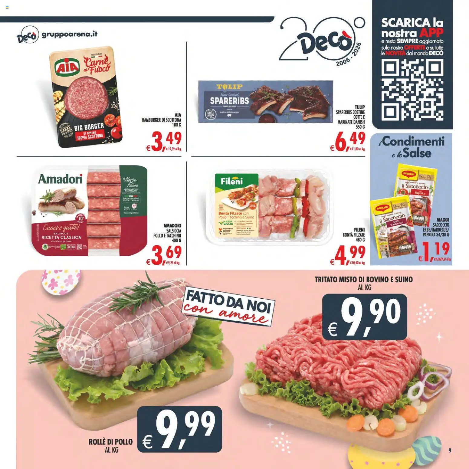Volantino Decò del 27.03.2026 | Pagina: 10 | Prodotti: Bovino, Suino, Tacchino, Barbecue
