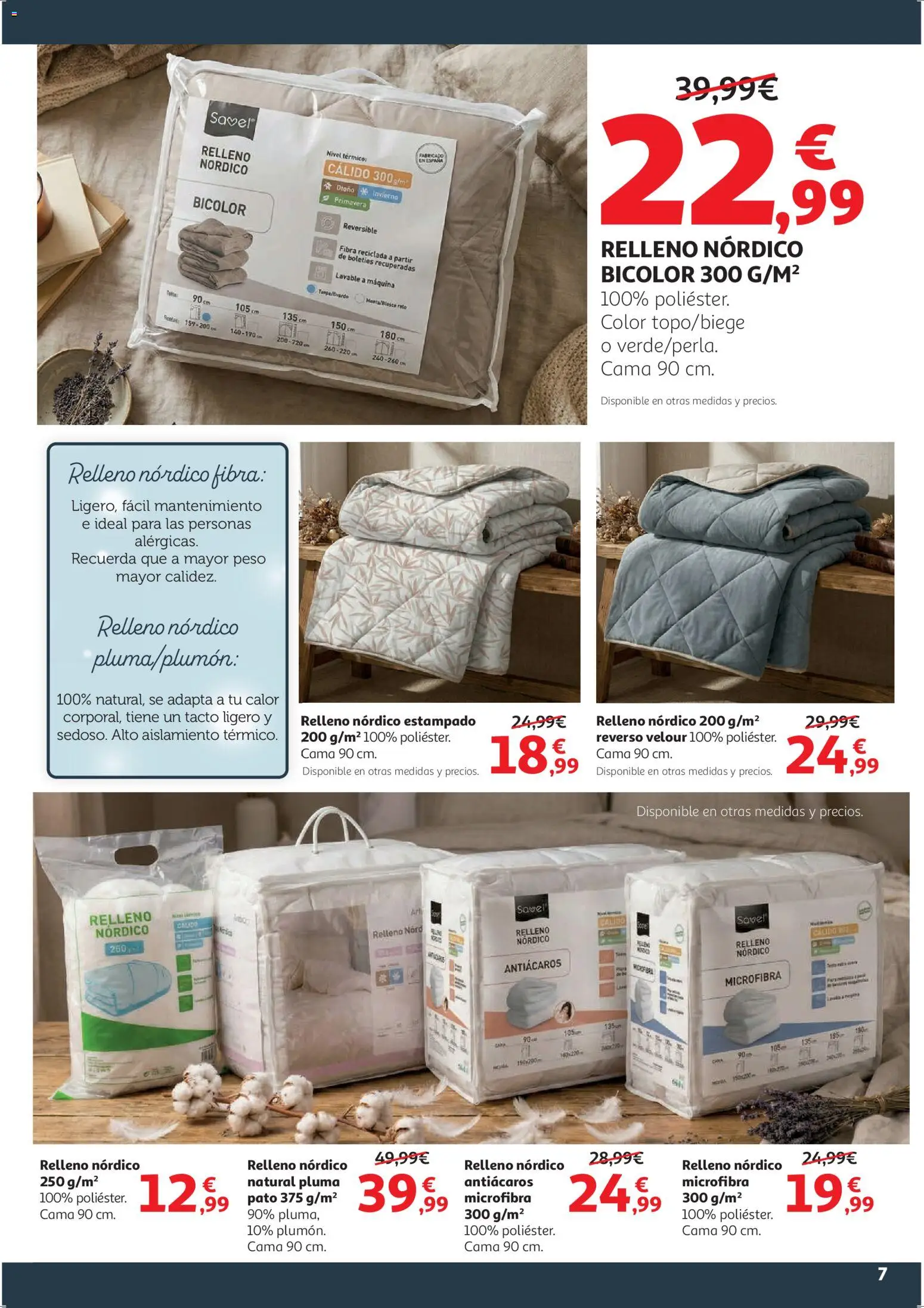 Alcampo - HP Blanco │ válido desde el 09.01.2026 | Página: 7 | Productos: Peso, Cama
