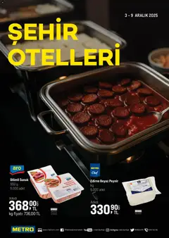 03.12.2025 tarihinden itibaren geçerli olan Metro kataloğu önizlemesi