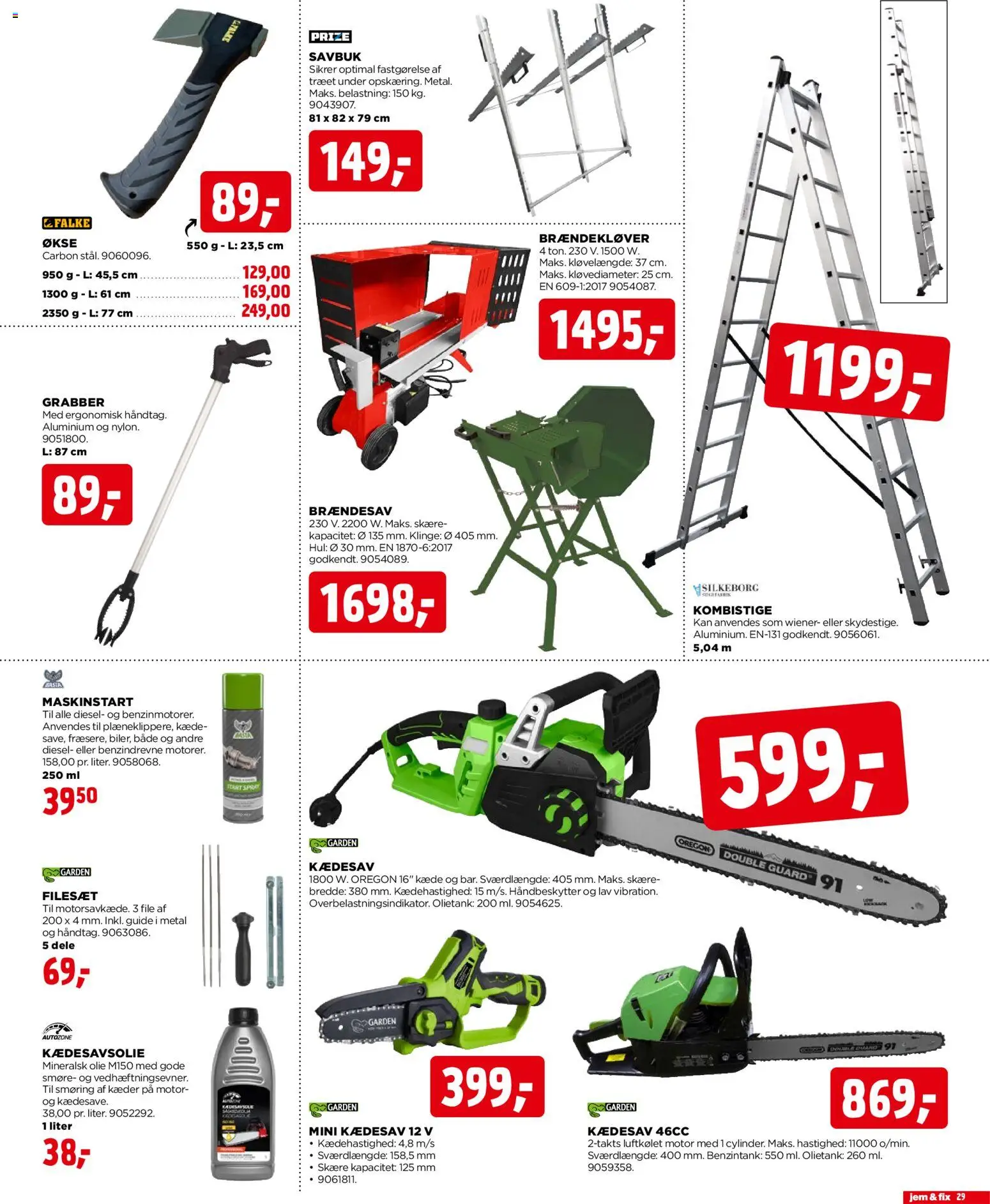 Jem & fix tilbudsavis – gyldig fra 23.11.2025 | Side: 29 | Produkter: Olie, Søm