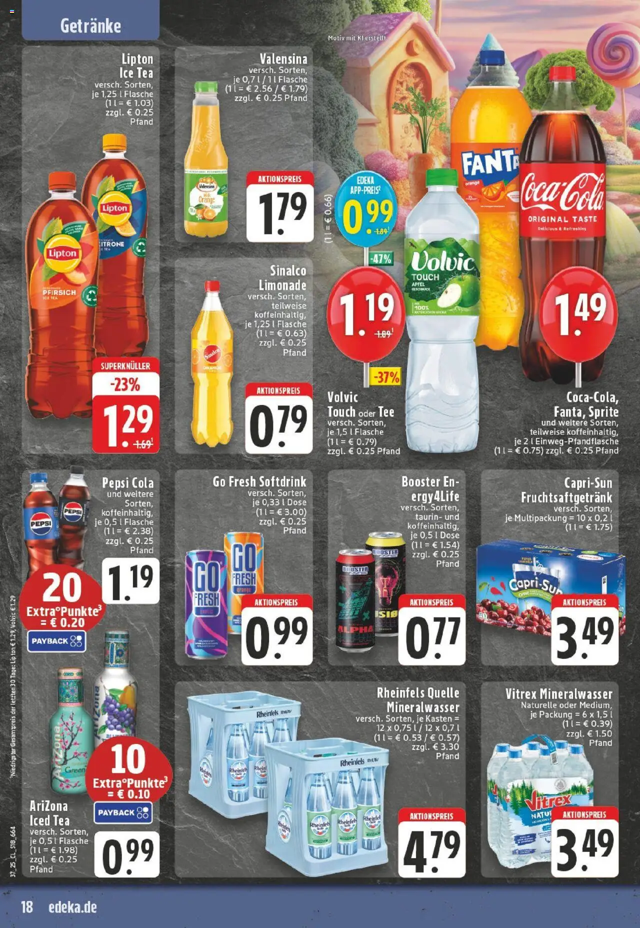 Edeka prospekt Hennef - Uckerath	 – gültig ab 07.09.2025 | Seite: 18 | Produkte: Sprite, Energy, Pepsi, Rheinfels quelle