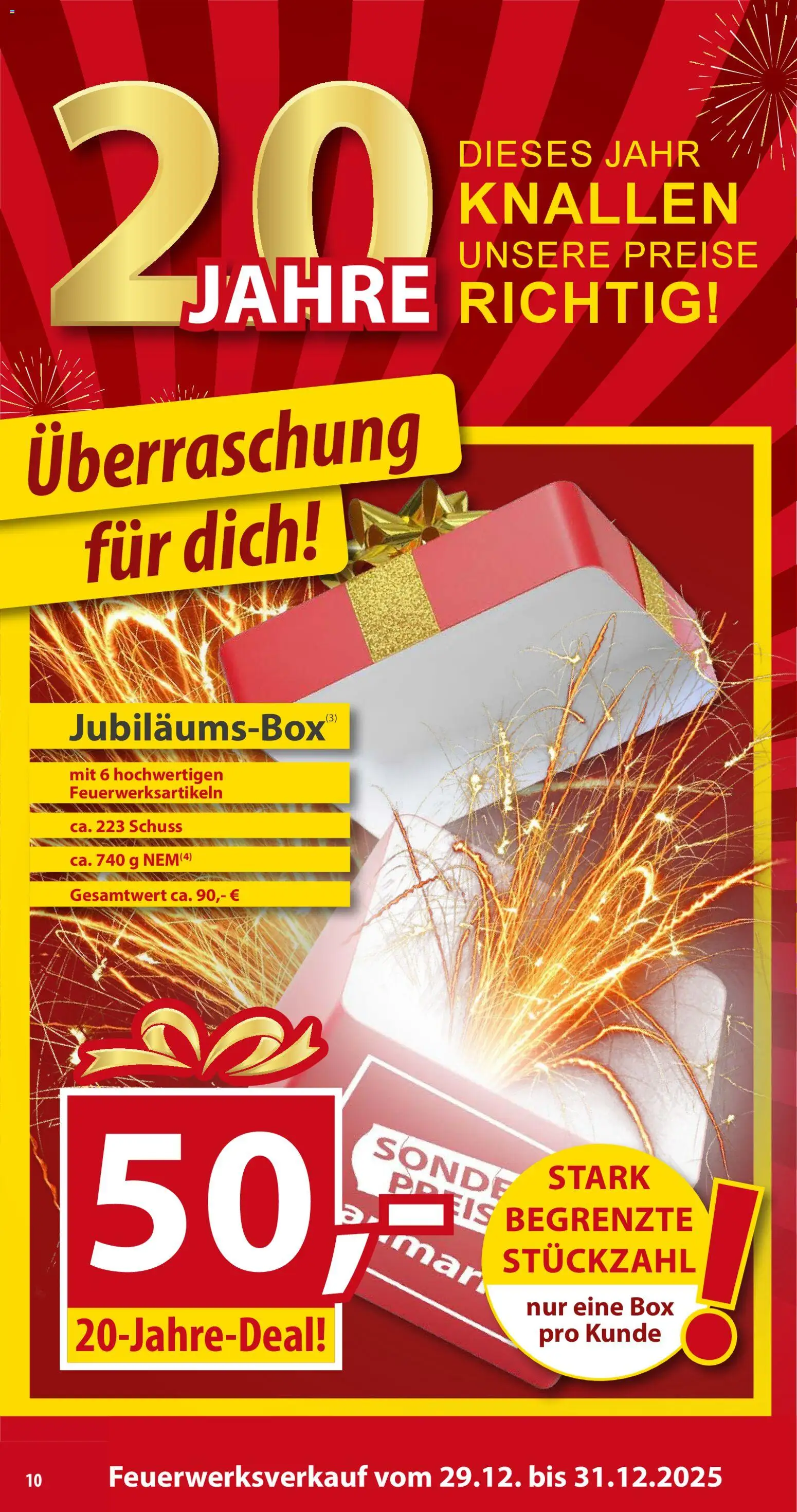 Sonderpreis Baumarkt Prospekt 	 – gültig ab 27.12.2025 | Seite: 10 | Produkte: Box