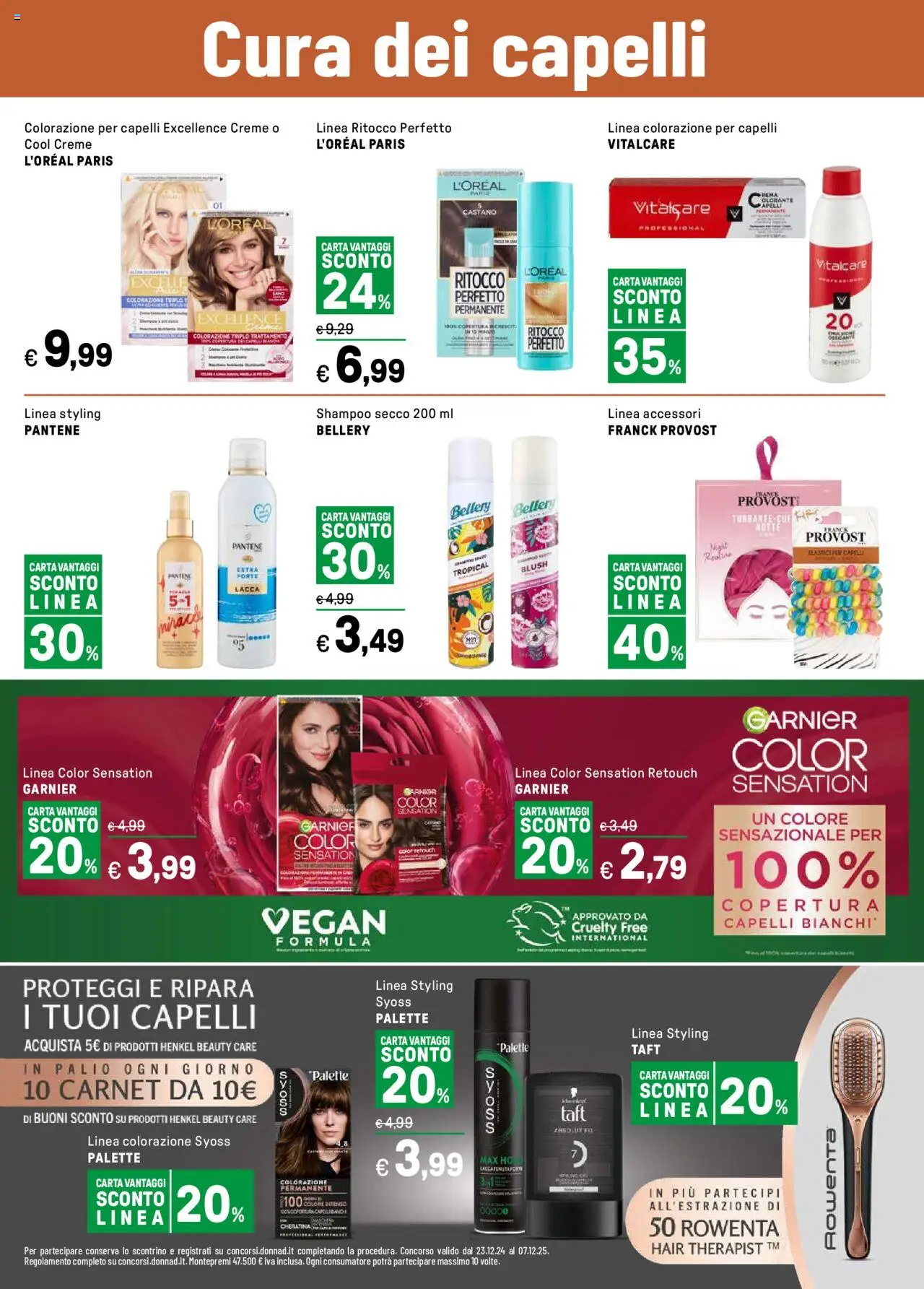 Volantino Iper del 15.09.2025 | Pagina: 4 | Prodotti: Shampoo, Lacca, Elastici, Blush