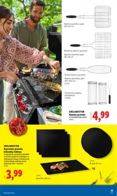 LIDL leidinys galioja nuo 06.04.2026 | Puslapis: 25 | Prekių: Grotelės