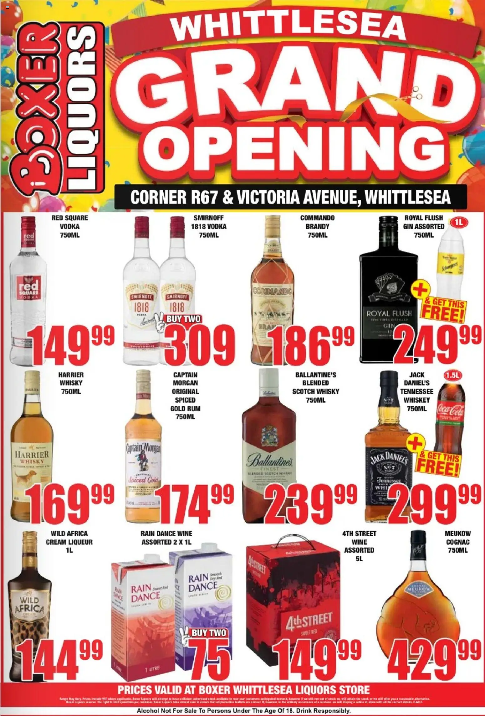 New Boxer catalogue – valid from 21.11.2025 | Page: 2 | Products: Brandy, Wine, Gin, Ensalada de quino