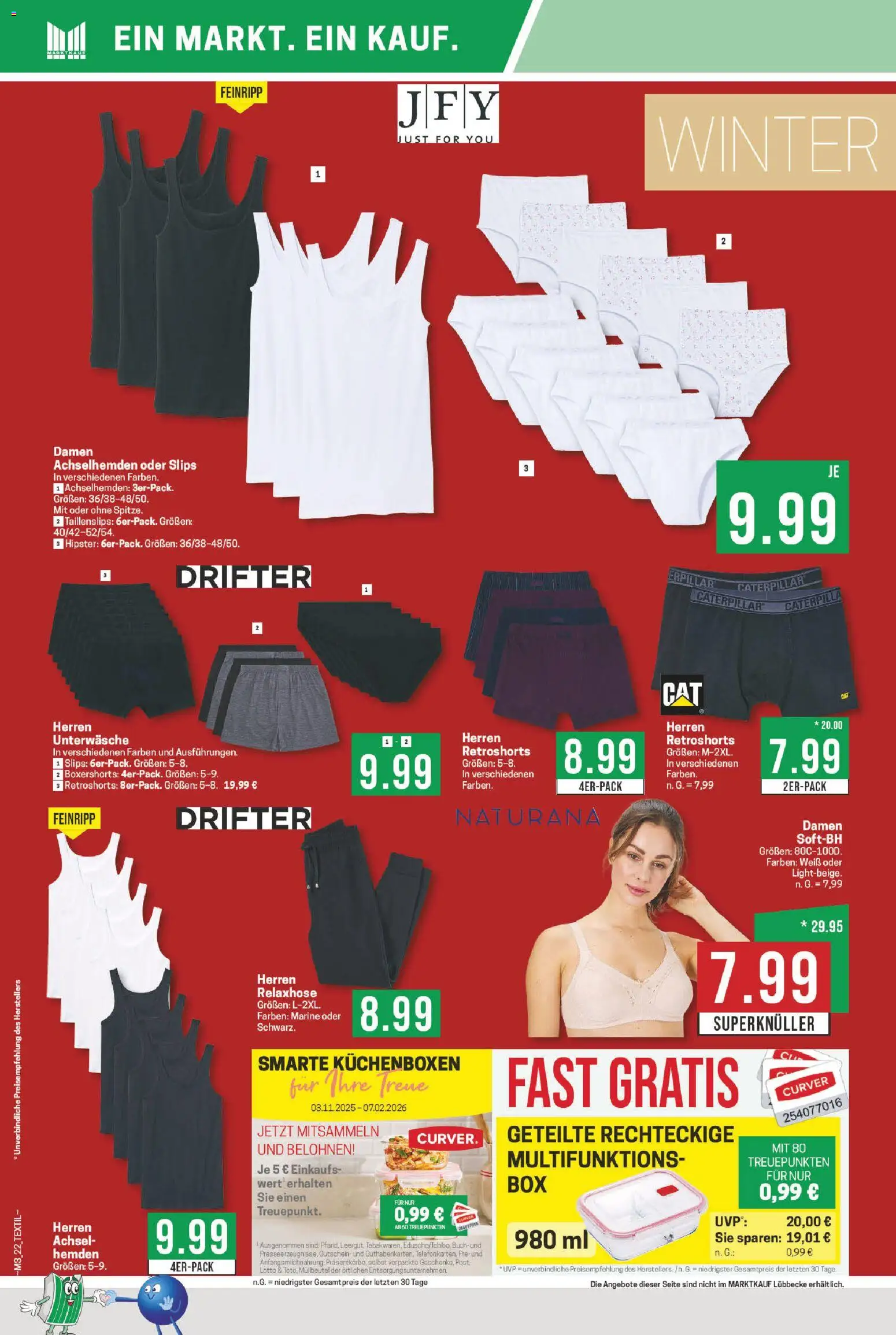 Marktkauf Prospekt 	 – gültig ab 12.01.2026 | Seite: 22 | Produkte: Unterwäsche