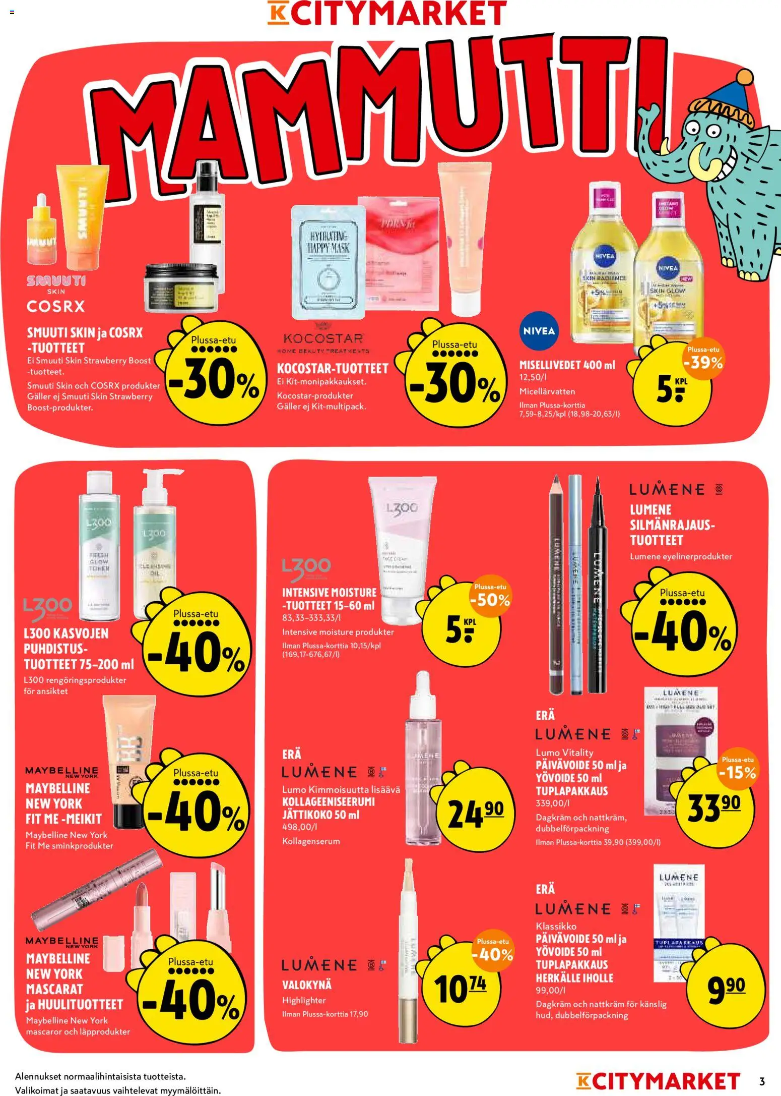 K-Citymarket tarjoukset – voimassa 16.03.2026 alkaen | Sivu: 3 | Tuotteet: Yövoide