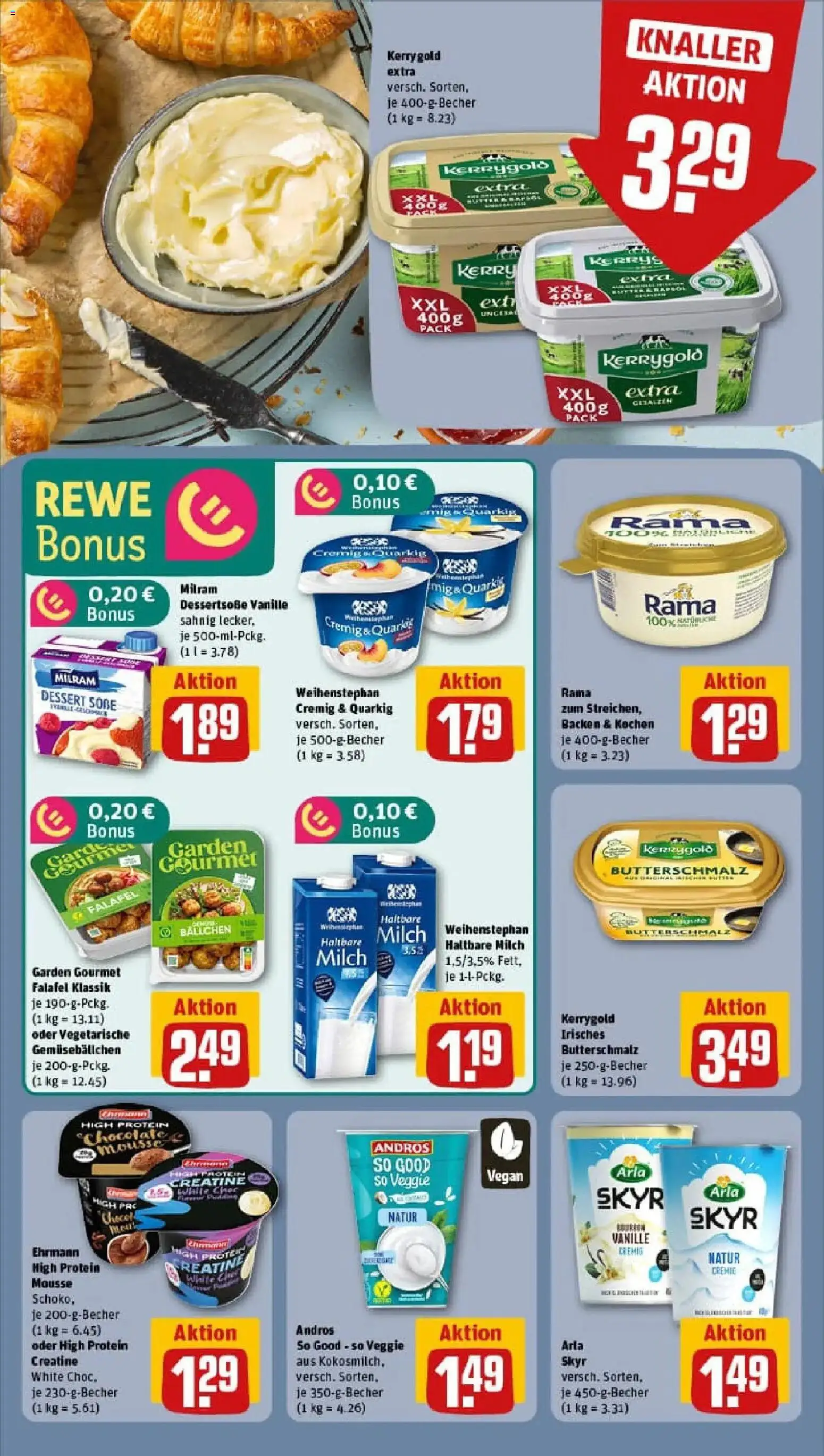 Rewe prospekt Wegberg	 – gültig ab 10.11.2025 | Seite: 15 | Produkte: Rama, Skyr, Arla skyr, Milram