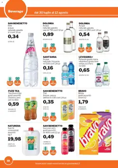 Volantino Sogegross del 30.07.2025 | Pagina: 18 | Prodotti: Zucchero, Limone, Pesca, Lime
